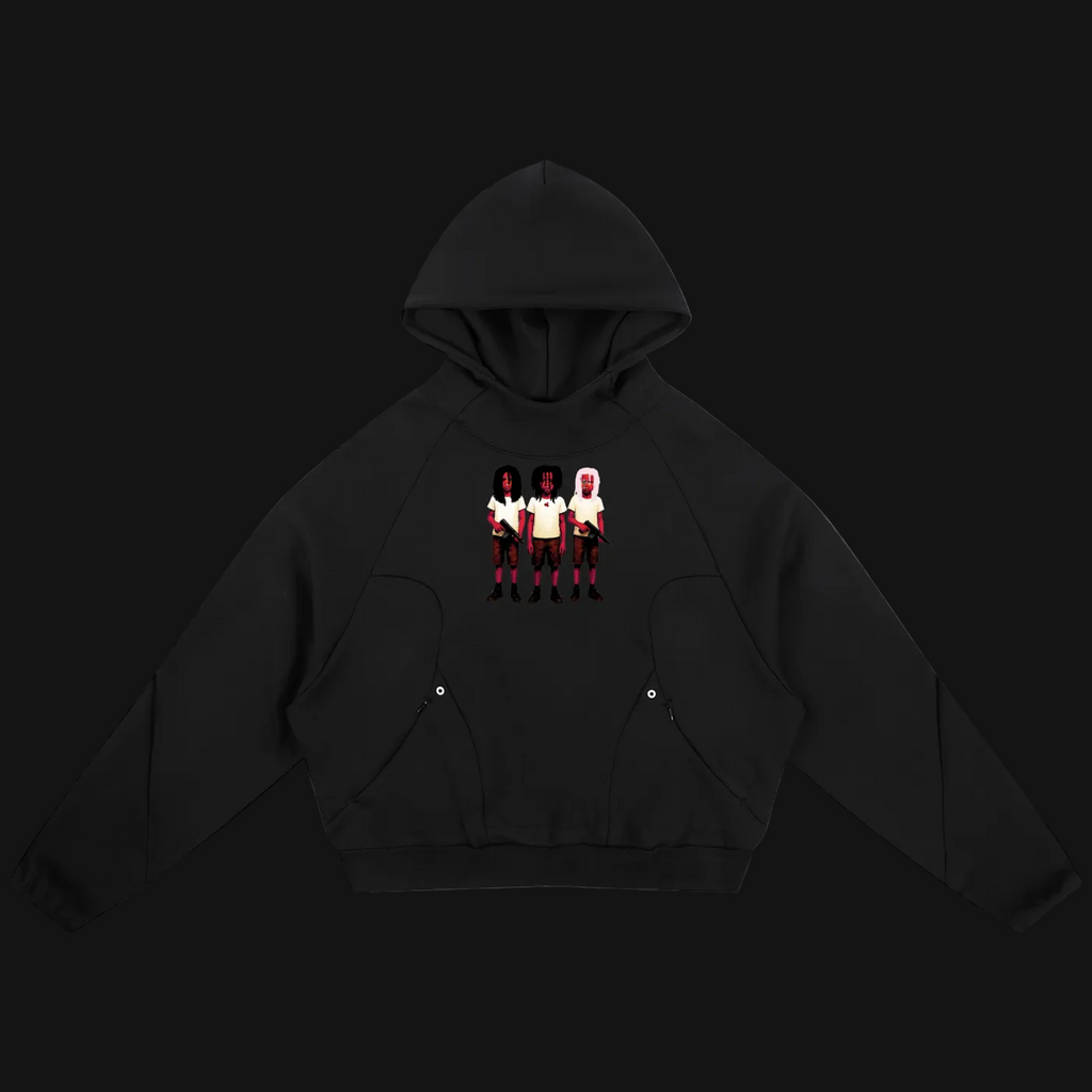 “3 BRUDDAS W YVHELL” HOODIE