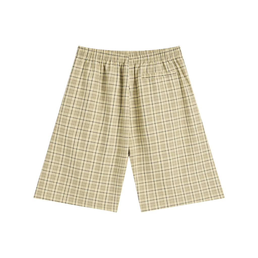 V x MICKEY Plaid Wide Leg Shorts