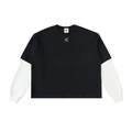 LAYERED CONTRAST SLEEVE T-SHIRT