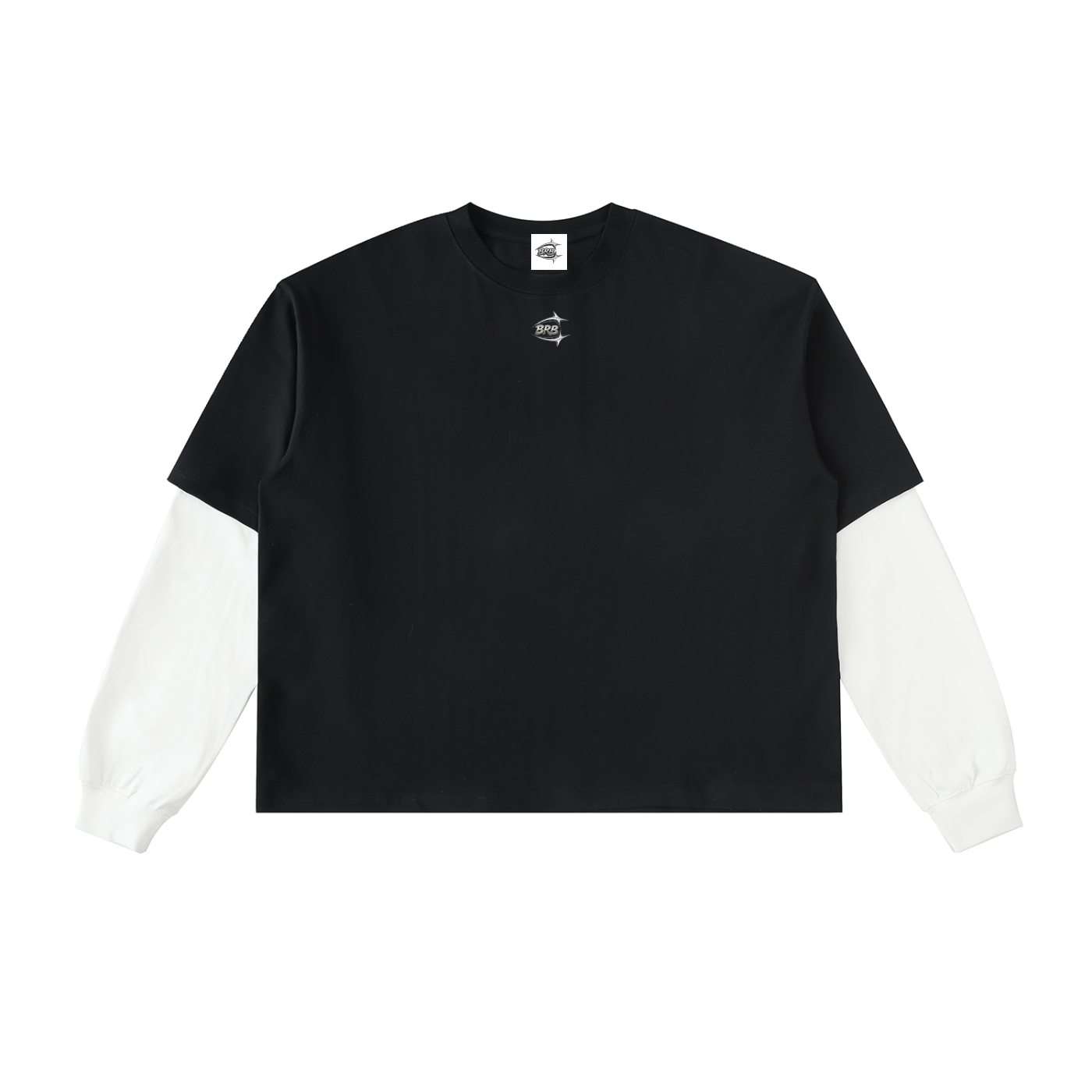LAYERED CONTRAST SLEEVE T-SHIRT