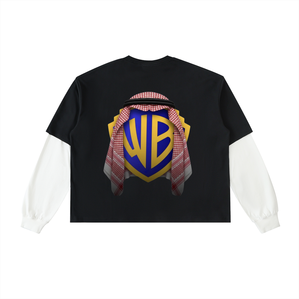 "WBXYV" LAYERD CONTRAST T-SHIRT