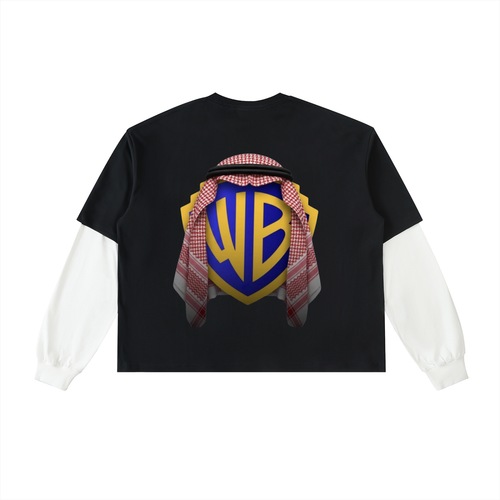 "WBXYV" LAYERD CONTRAST T-SHIRT