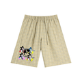 V x MICKEY Plaid Wide Leg Shorts
