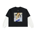 "WBXYV" LAYERD CONTRAST T-SHIRT