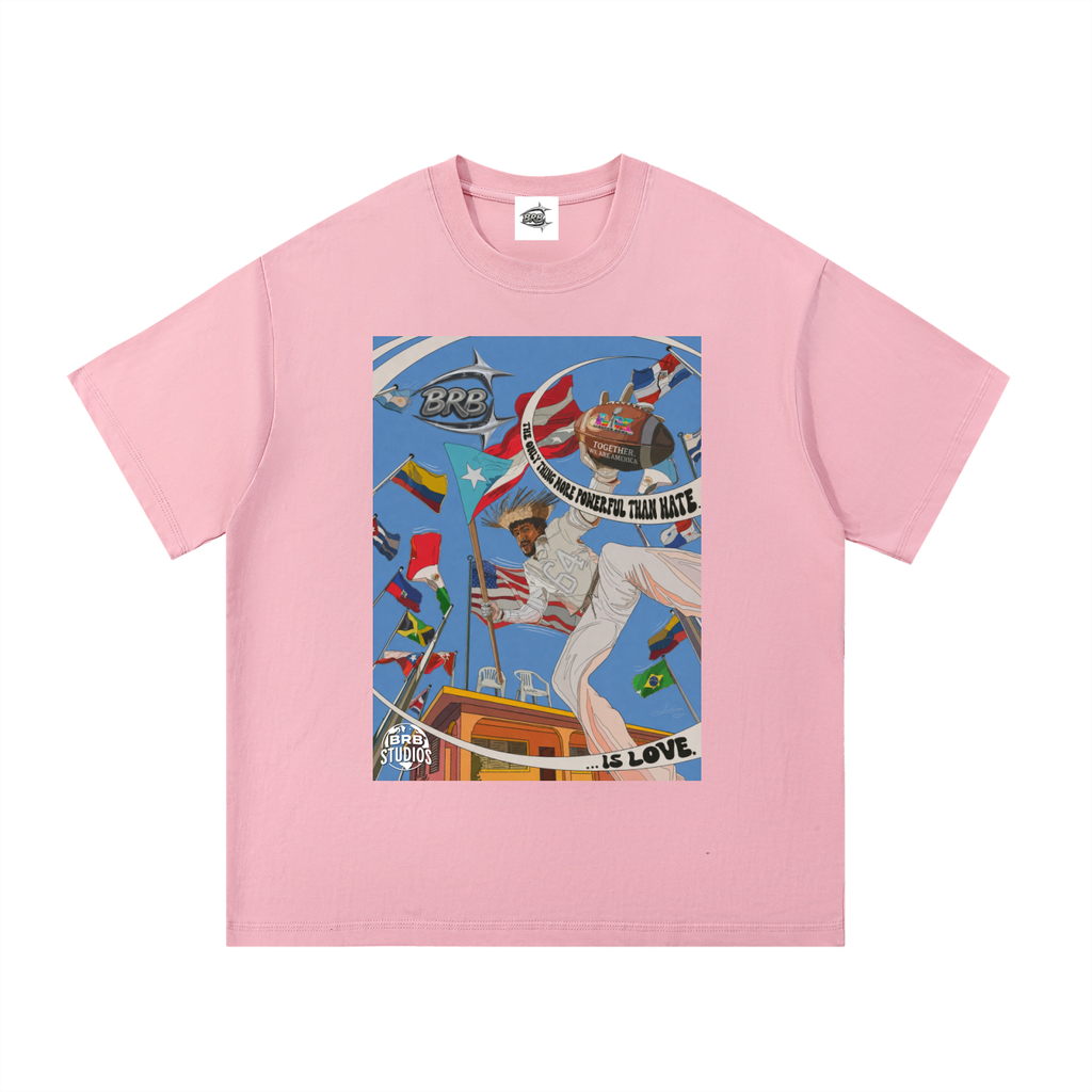 Pure Cotton “Love Over Hate” Tee