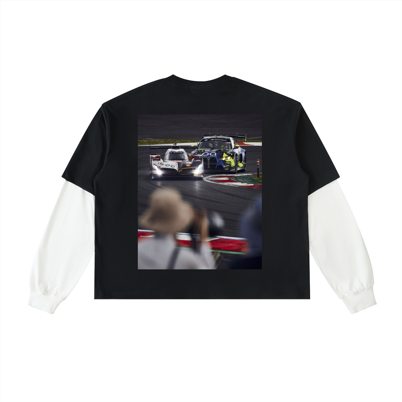 LAYERED CONTRAST SLEEVE T-SHIRT